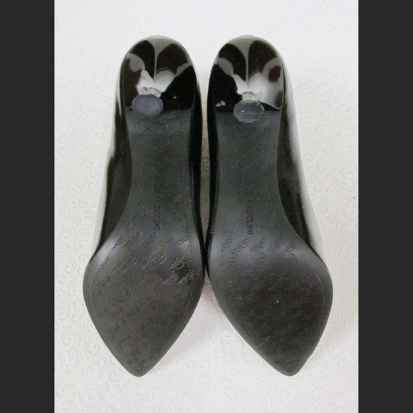 Enzio Angiolini KALEB Shiny Black Bootie Size 7.5 - Picture 5 of 6